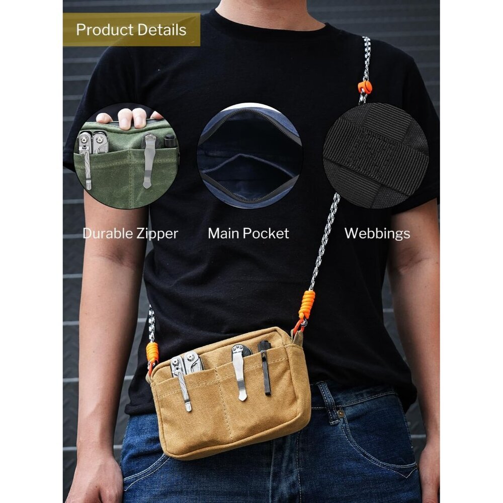 Waterproof and Lightweight EDC Pouch - Perfect Tactical Organizer for On-the-Go - Picture 7 of 9